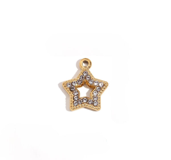 Pave Star Charm