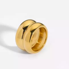 Classic Chunky Gold Ring