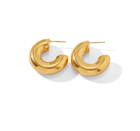 Classic Chunky Gold hoops