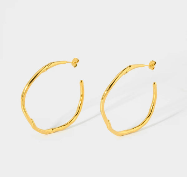 Big Gold plated Hoops